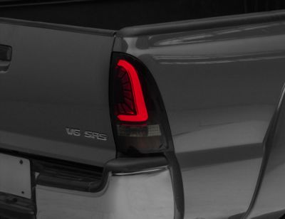 PRO-Series LED Tail Lights; Jet Black Housing; Smoked Lens (05-15 Tacoma)