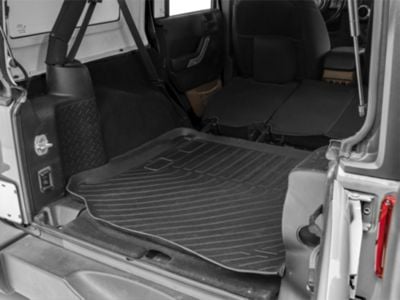 TruShield Precision Molded Cargo Liner; Black (11-18 Jeep Wrangler JK 4-Door)