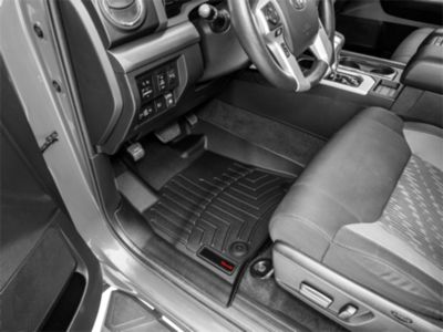 Weathertech DigitalFit Front and Rear Floor Liners; Black (14-21 Tundra CrewMax)