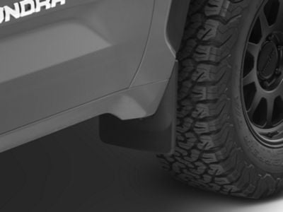 Weathertech No-Drill Mud Flaps; Front and Rear; Black (22-24 Tundra)