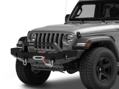 WJ2 Full Width Front Bumper; Textured Black (18-24 Jeep Wrangler JL)