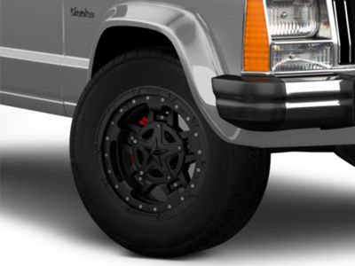 XD Jeep Cherokee Rockstar III Matte Black Wheel; 17x9; -12mm