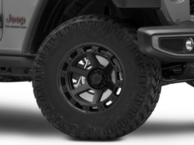 XD Jeep Gladiator Raid Satin Black Wheel; 20x10; -18mm