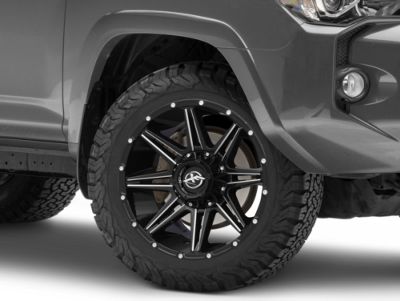 XF Offroad Toyota 4-Runner XF-220 Gloss Black Milled 6-Lug XF Offroad Toyota 4-Runner XF-220 Gloss Black Milled 6-Lug