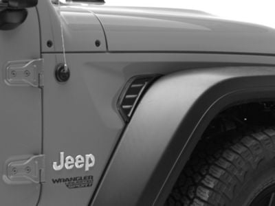 XK Glow Amber Fender Vent Turn Signal and Running Lights (18-24 Jeep Wrangler JL)